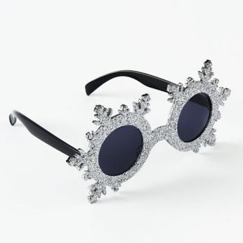 Snowflake Glitter Sunglasses