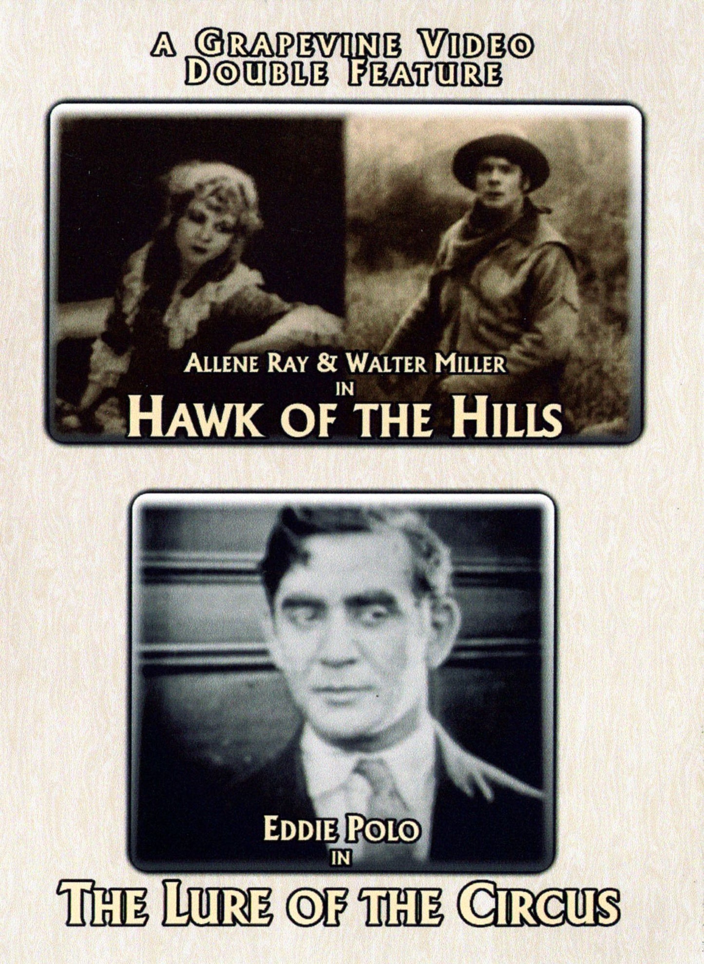 Grapevine Video Double Feature: Hawk Of The Hills/lure Of The Circus