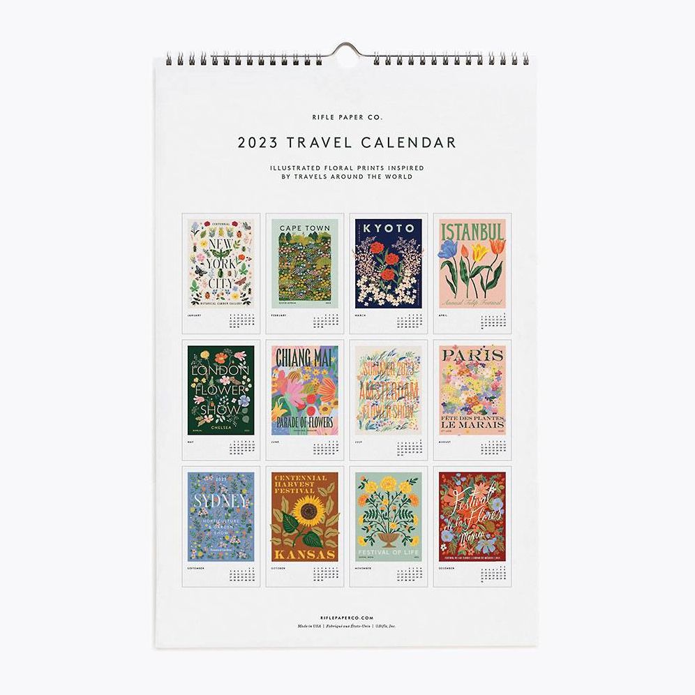 2023 Fete des Plantes Wall Calendar