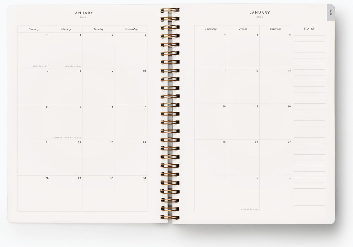 2024 Rifle Paper Co. Flores Weekly Planner