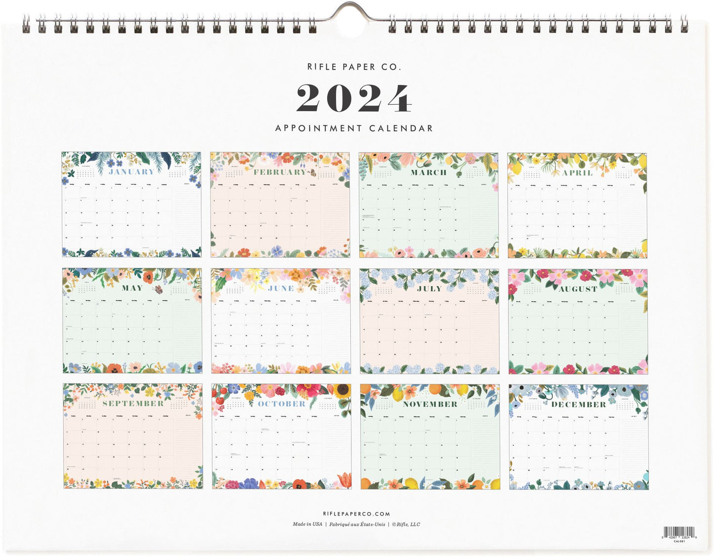 2024 Blossom Appointment Calendar