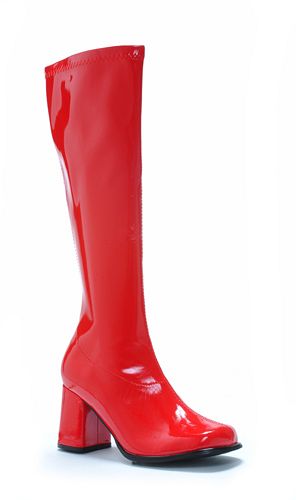 Ellie Shoes EGOGOR-9 Red Patent GoGo Boot Adult Size 9