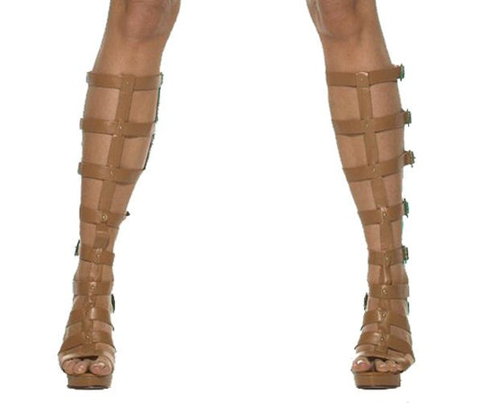 Ellie Shoes 33537 Roma Tan Adult Boots Size 10