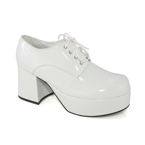 Ellie Shoes 33632 White Pimp Shoes Adult Size Small 8-9