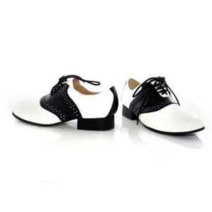Ellie Shoes 149362 Saddle- Black-White Adult Shoes