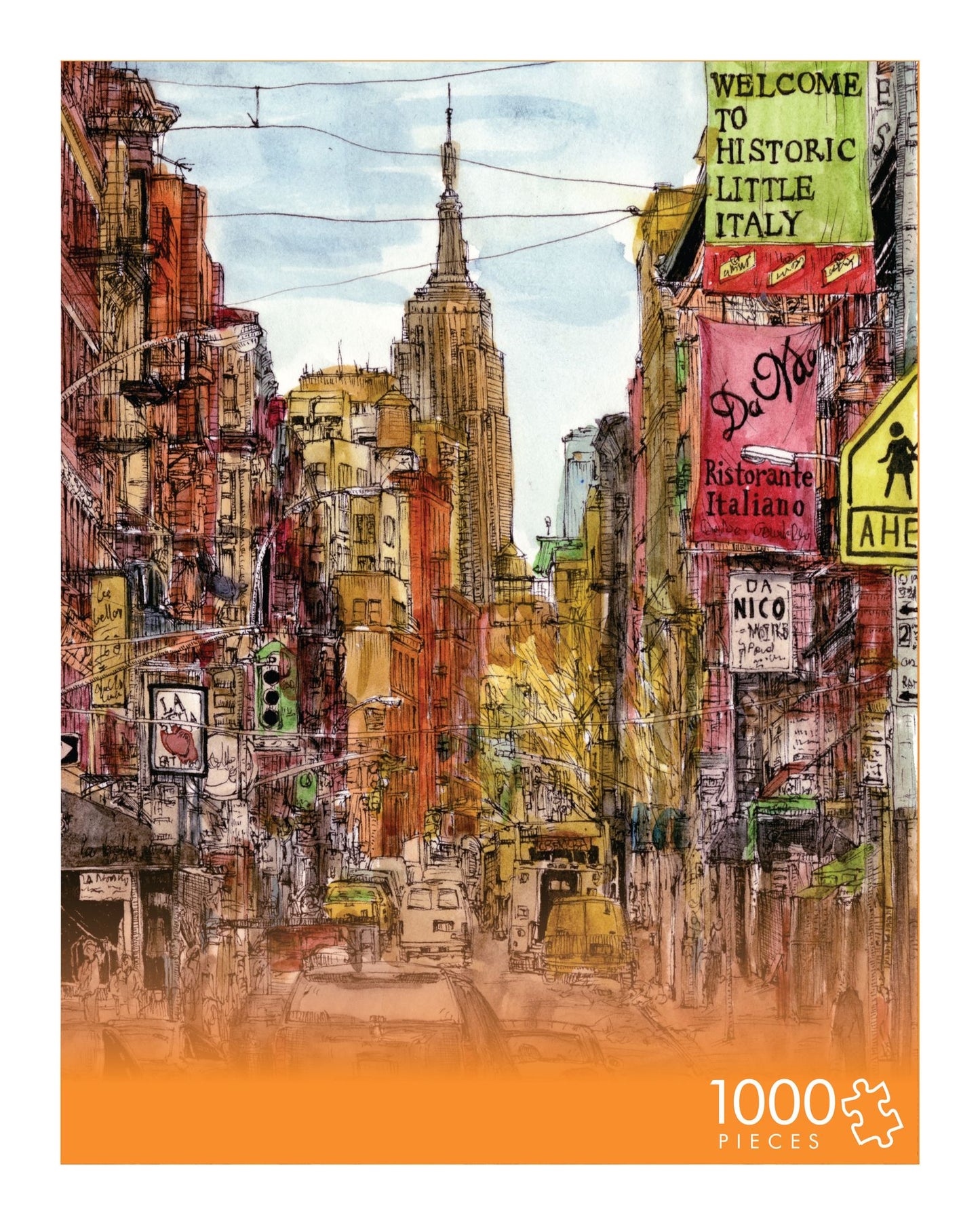 1,000 Pc Puzzle Little Italy - Melissa Wang