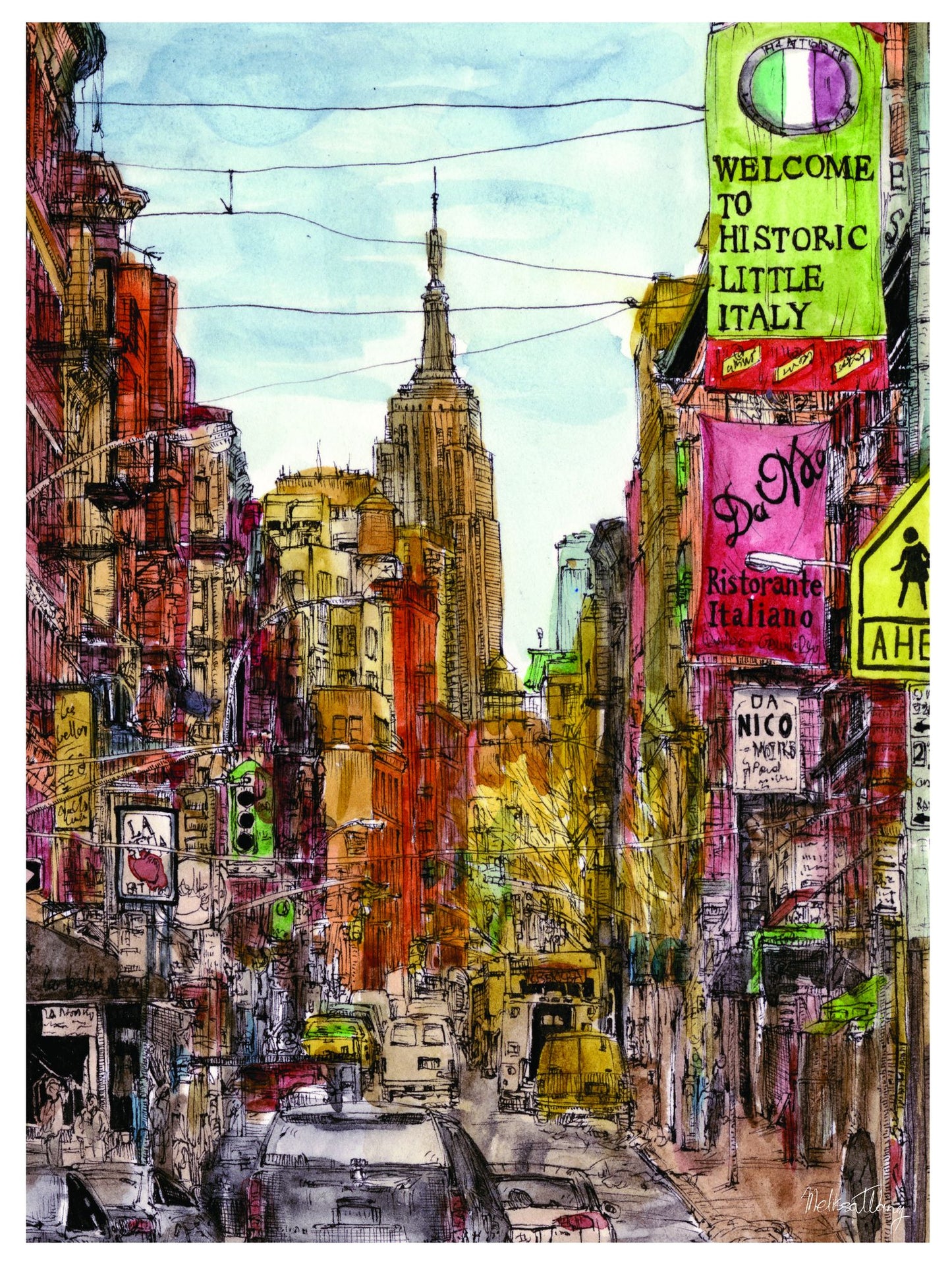 1,000 Pc Puzzle Little Italy - Melissa Wang