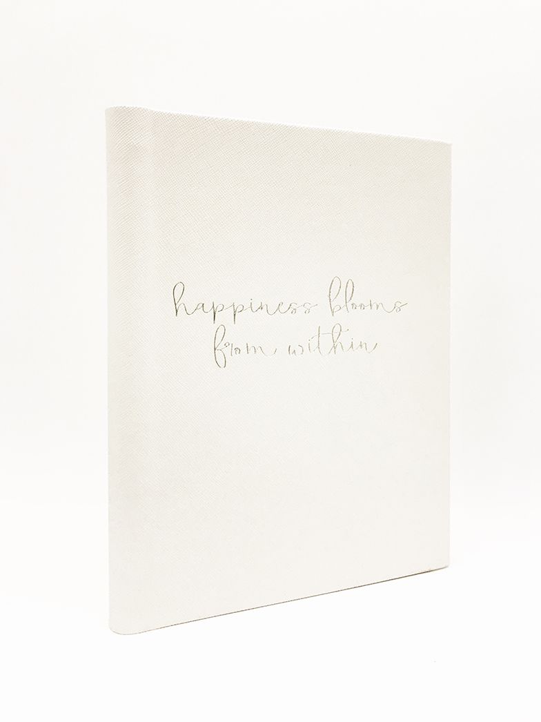 Bloom 6 x 8 Saffiano Enclosed Spiral Journal