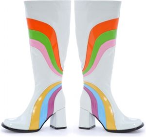 Ellie Shoes 194300 Jiggy- White Adult Boots