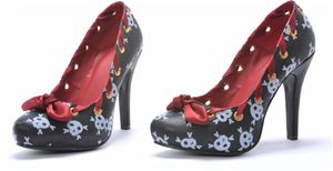 Ellie Shoes 194318 Skull- Black Adult Shoes