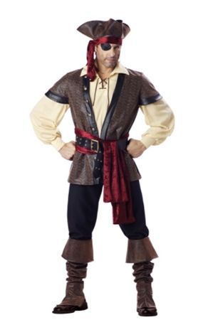Costumes For All Occasions Ic1023Xl Rustic Pirate Adult Xlge