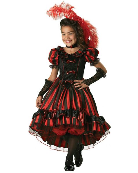 Incharacter Costumes IC7021-M Child Elite Can-Can Cutie Costume Size Medium
