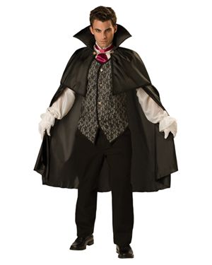 Incharacter Costumes IC11002-M Adult Midnight Vampire Costume Size Medium