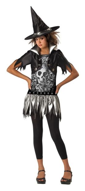 Costumes For All Occasions Ic18003Sm Gothic Witch 2B Child 8-10