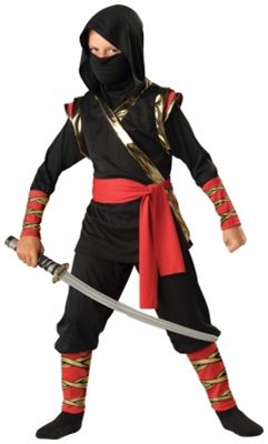 In Character Costumes 180944 Ninja Child Costume