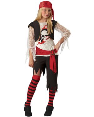 Incharacter Costumes IC18007-L Child High Seas Sassy Pirate Costume Size Large