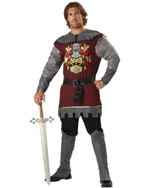 Incharacter Costumes IC11009-L Adult Noble Knight Costume Size Large