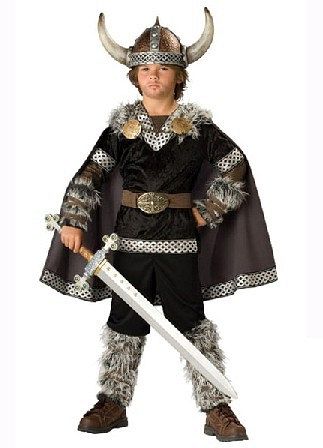 In Character Costumes 196453 Viking Warrior Child Costume