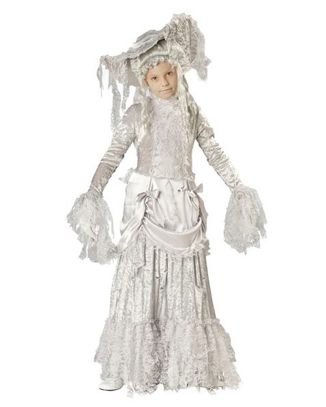 Incharacter Costumes IC7022-M Girls Deluxe Ghostly Lady Costume Size Medium