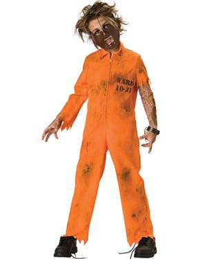 Incharacter Costumes IC9517023-L Boys Cell Block Psycho Costume Size Large
