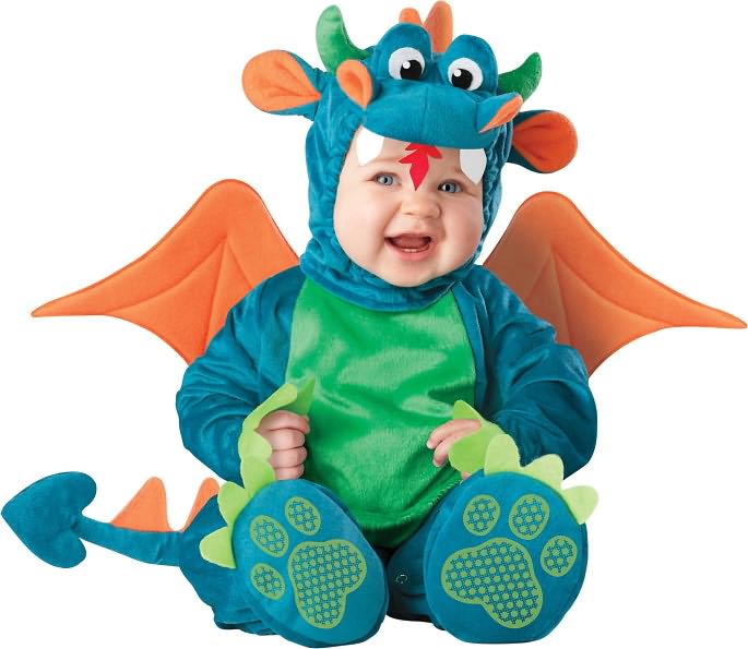 Dinky Dragon Infant / Toddler Costume: 6/12 Months