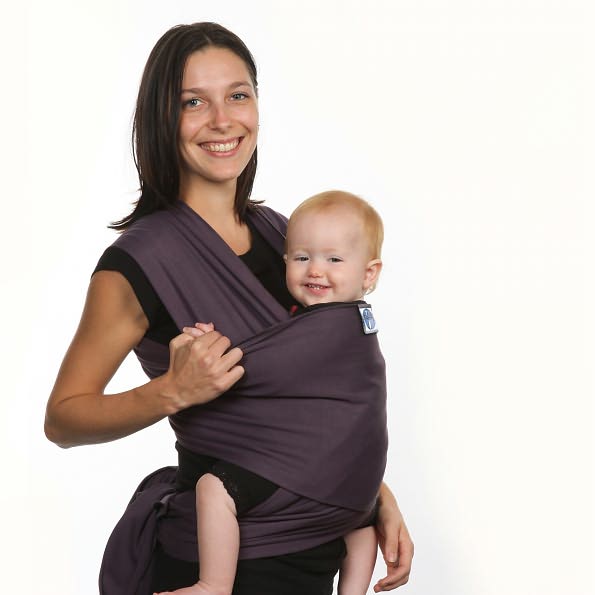 Moby Organic Wrap In Eggplant
