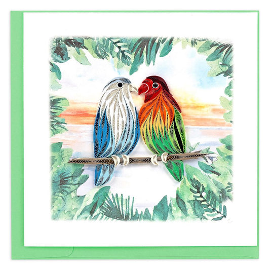 LOVE Quilling Pair of Birds