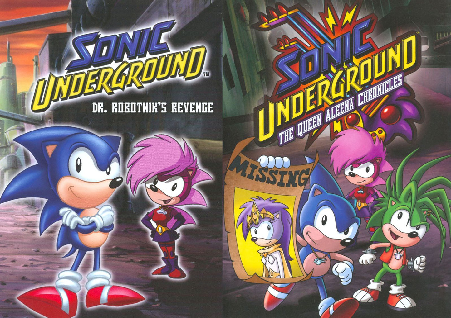 Sonic Underground: Dr. Robotnik's Revenge/Sonic Underground: The Queen Aleena Chronicles [2 Discs]