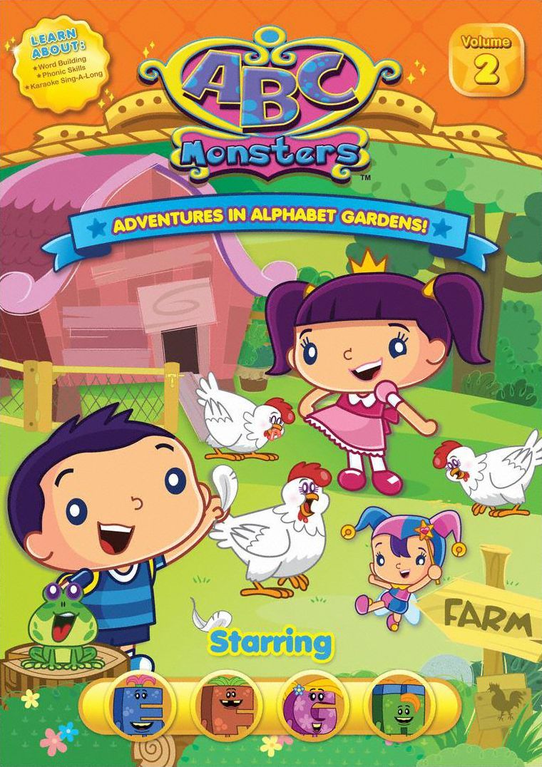 Abc Monsters: Adventures In Alphabet Gardens! - Starring Efgh