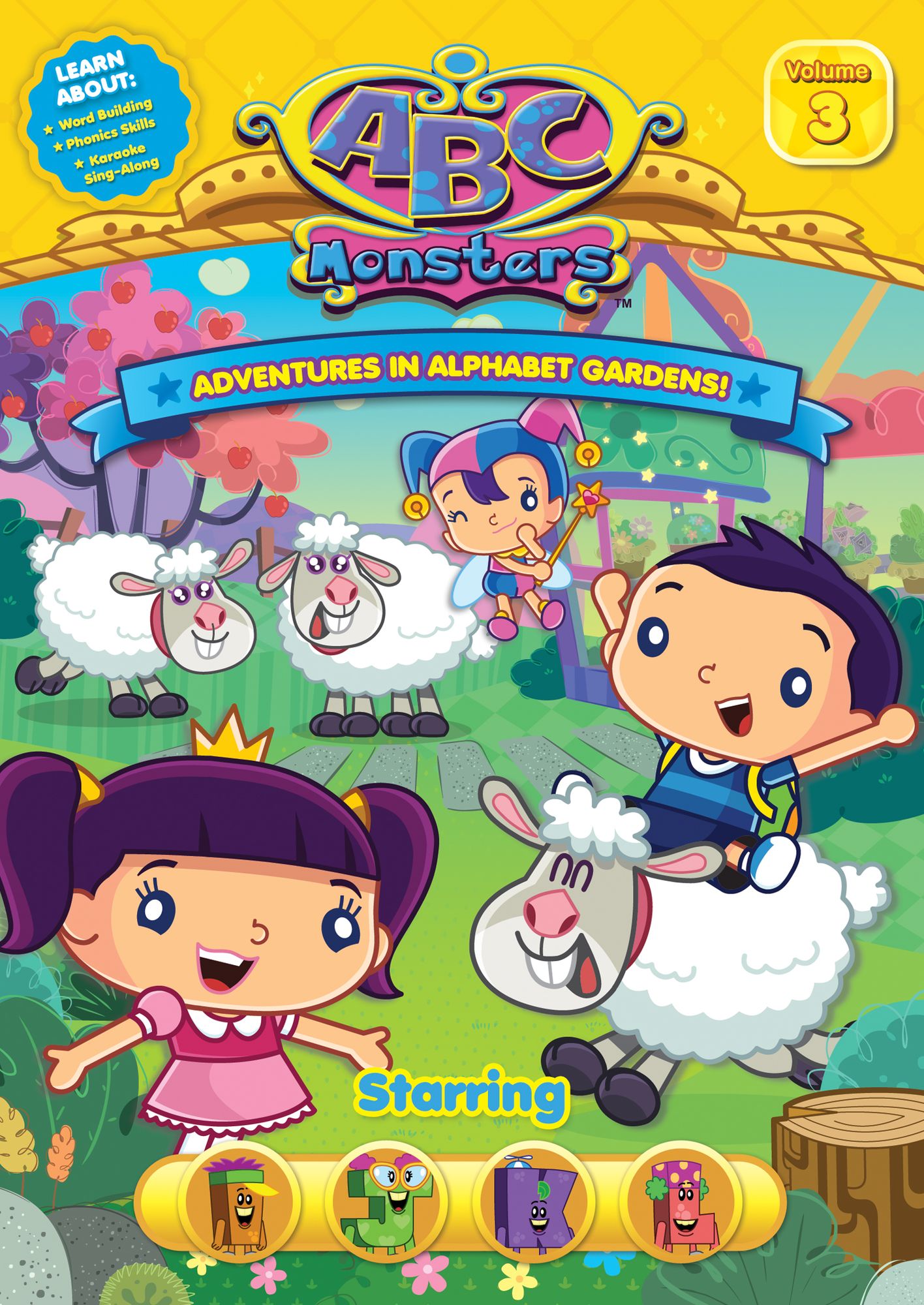 Abc Monsters: Adventures In Alphabet Gardens! - Starring Ijkl