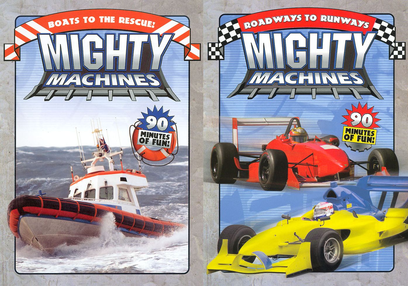 Mighty Machines: Roadways to Runways/Boats to the Rescue! [2 Discs]