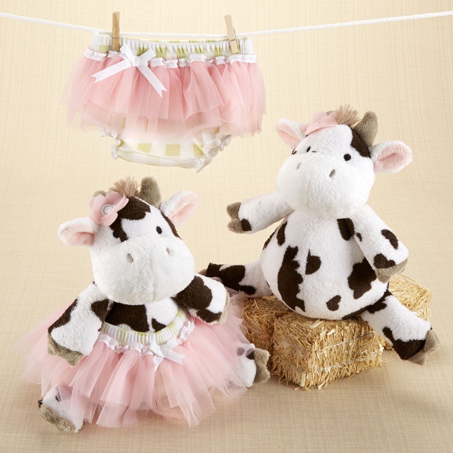 Plush Cow and Bloomer for Baby