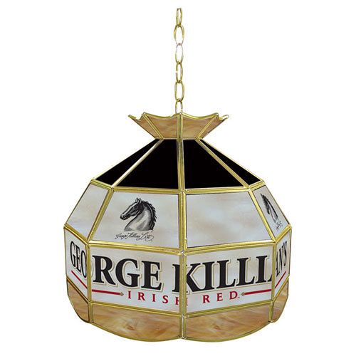 George Killian Stained Glass Tiffany Lamp - 16 inch diameter
