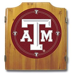 Texas A&M University Dart Cabinet - Includes Darts and Board