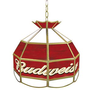 Budweiser 16 inch Tiffany Lamp Light Fixture