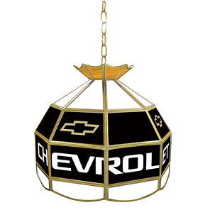 Chevy Stained Glass 16 Inch Lighting Fixture