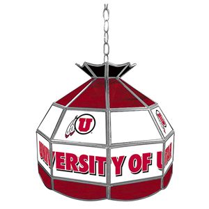 University of Utah Stained Glass Tiffany Lamp -16 Inch