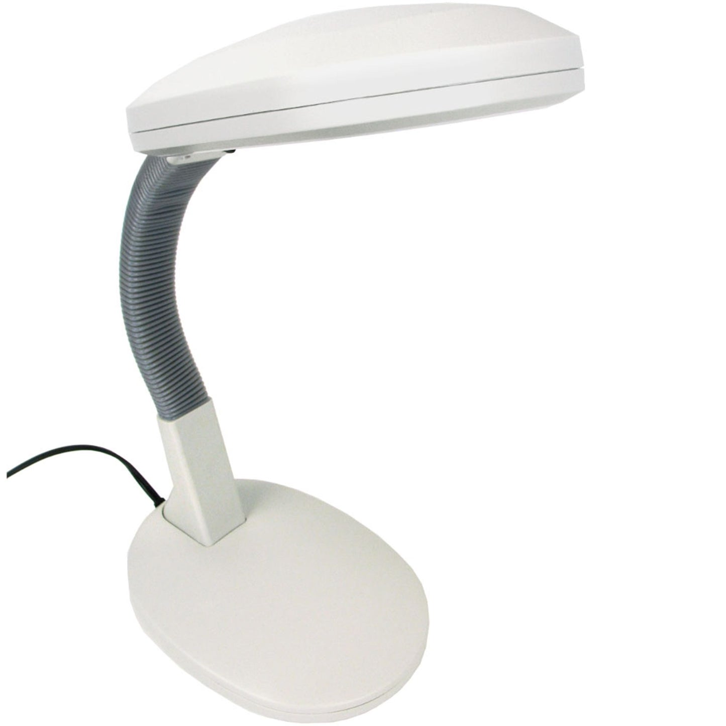 Lavish Home White Sunlight Desk Lamp