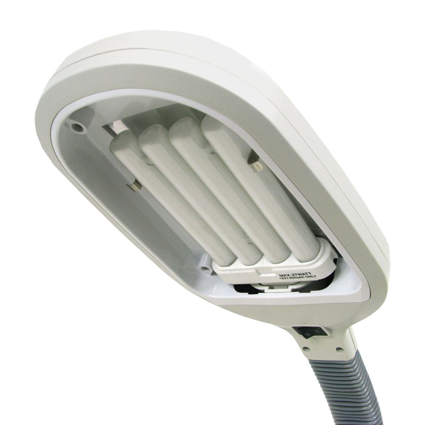 Lavish Home White Sunlight Desk Lamp