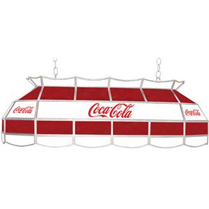 Coca Cola Red & White Vintage 40 Inch Tiffany Lamp