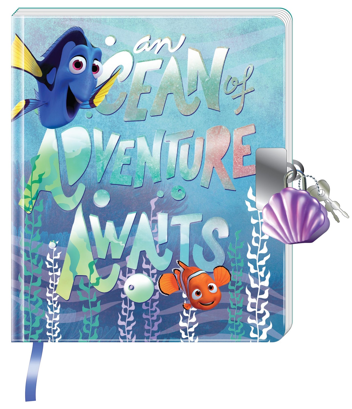 Finding Dory Lock & Key Bound Diary 5.25" x 6.25"