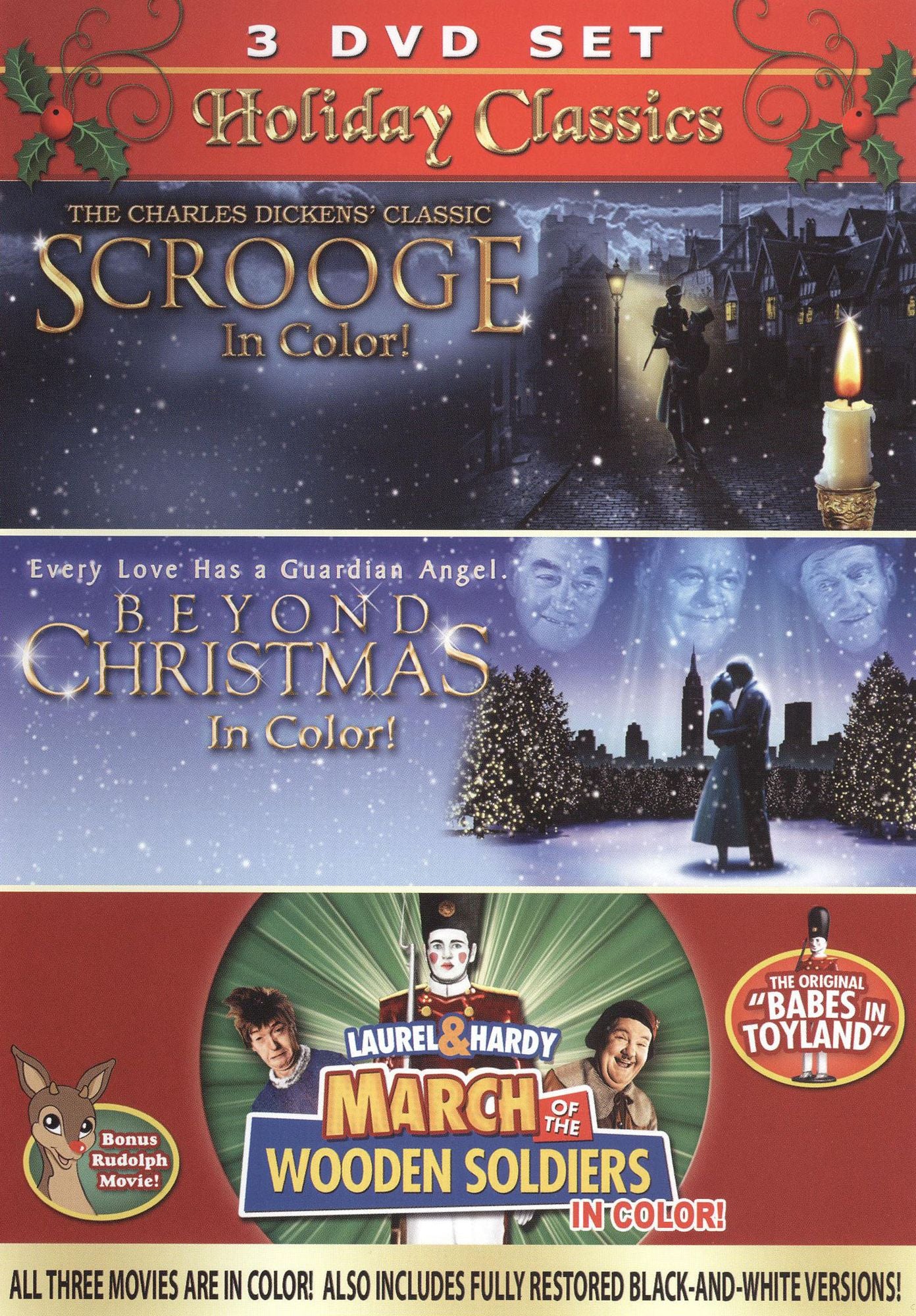 Holiday Classics: Scrooge/Beyond Christmas/March of the Wooden Soldiers [3 Discs]