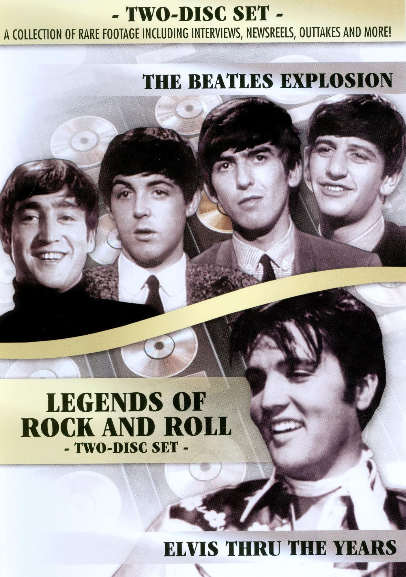 The Legends of Rock and Roll: The Beatles Explosion/Elvis Thru the Years [2 Discs]