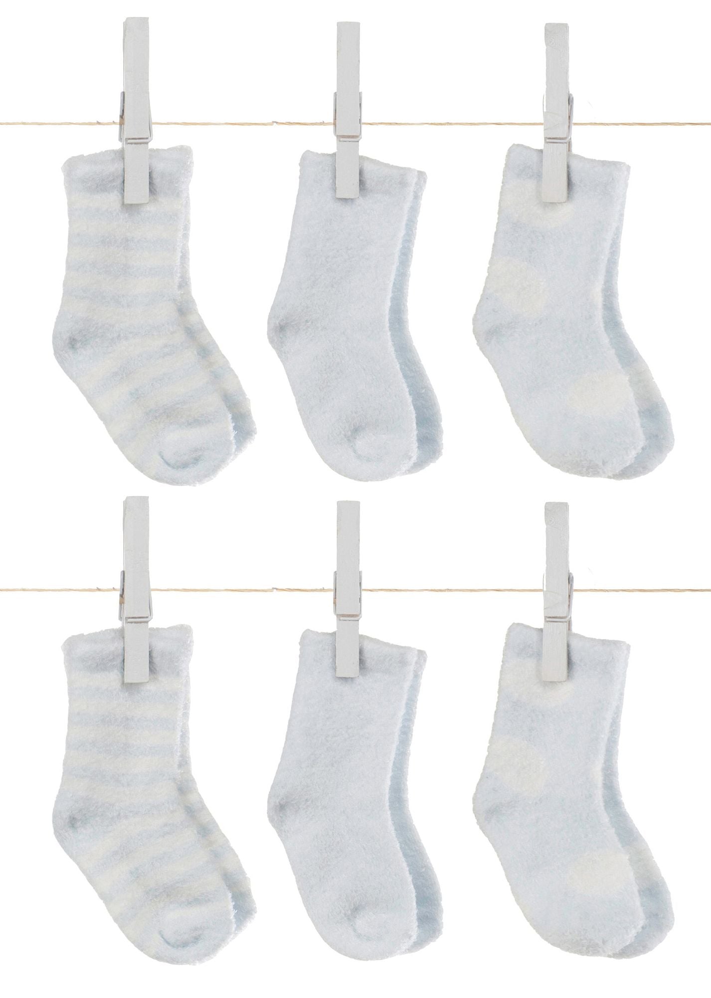 Blue Little Giraffe Socks