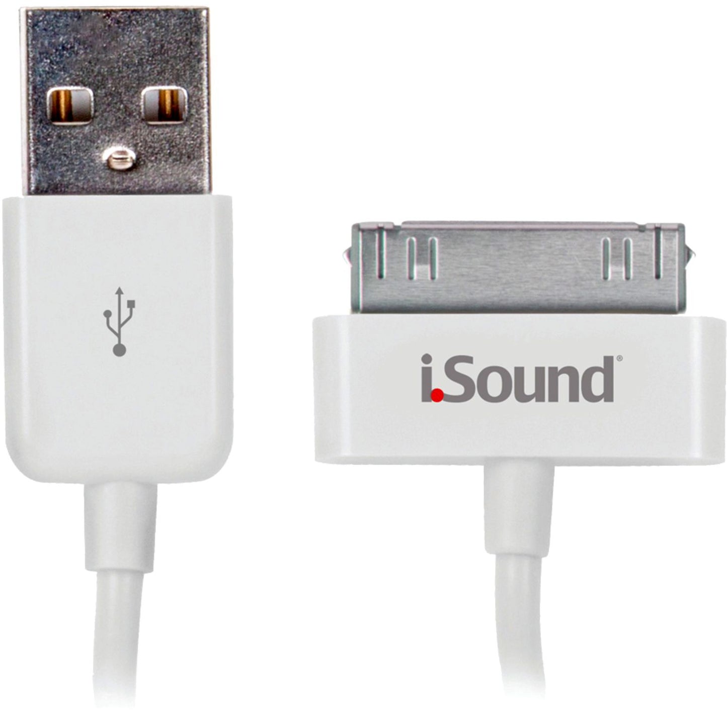iSound Apple Charge and Sync Cable - White