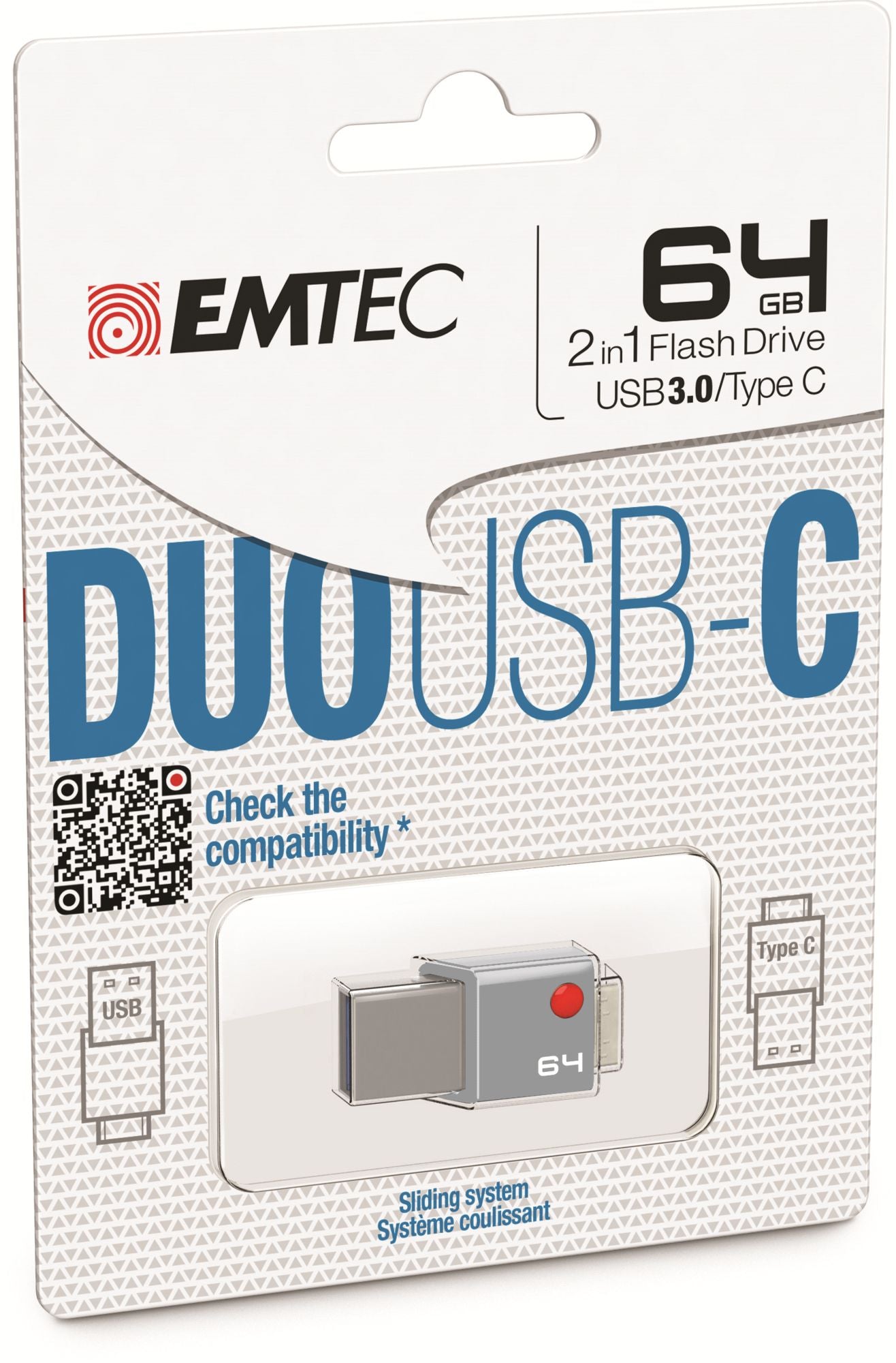 Flash Drive USB3/Type-C 32G T400 Duo