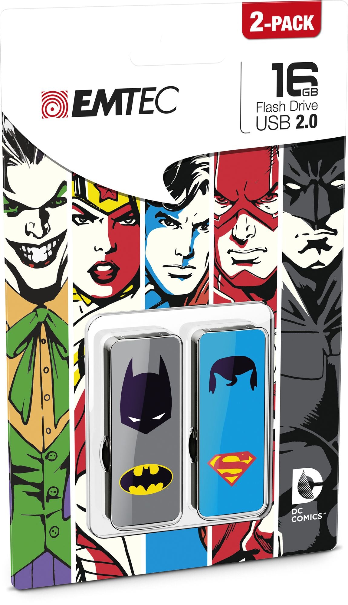 DC Comics USB 16G 2pk