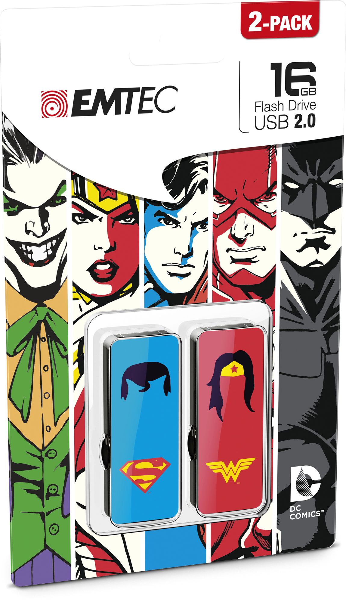 DC Comics USB 16G 2pk