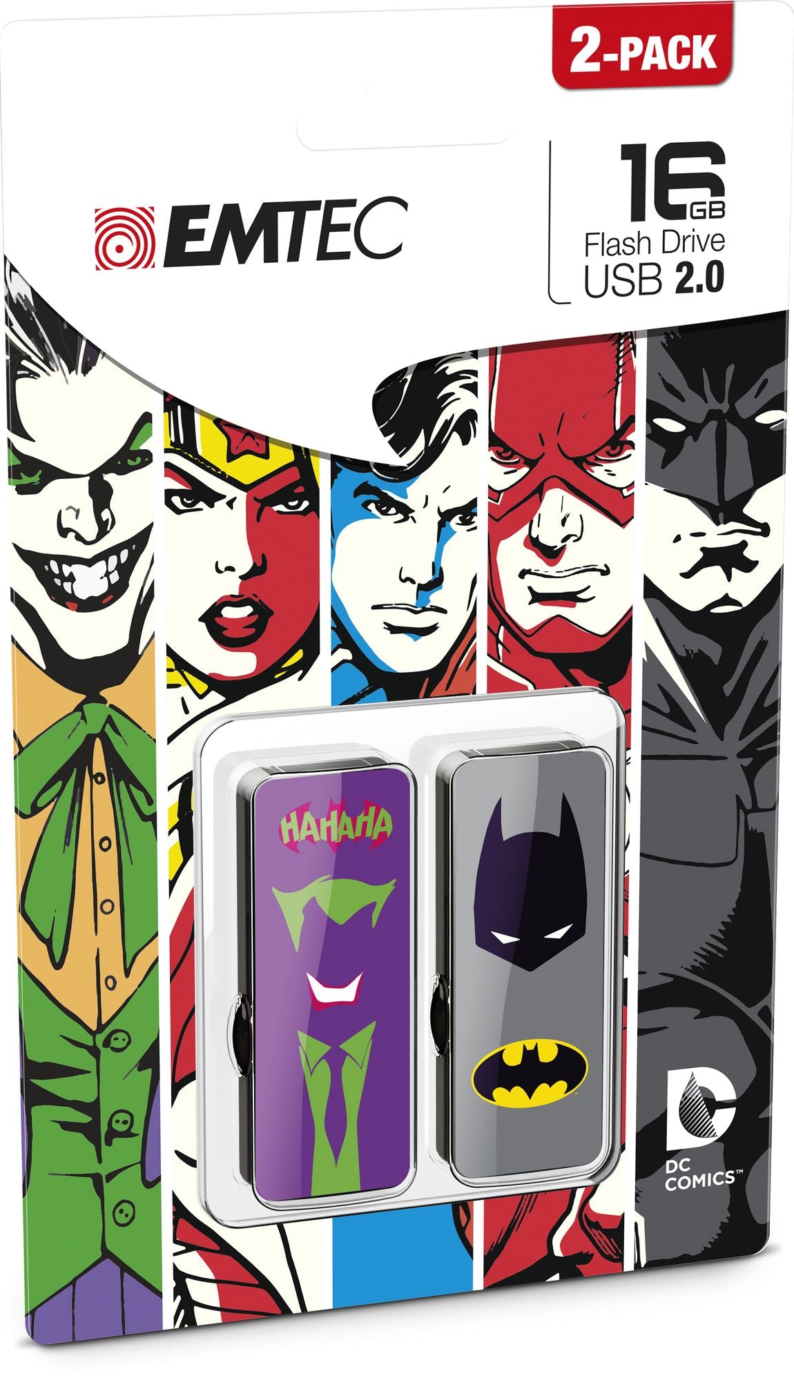 DC Comics USB 16G 2pk