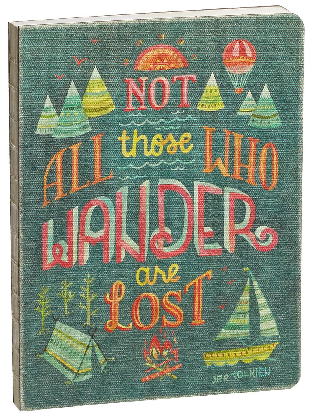 Deconstructed Not All Those Who Wander Bound Lined Journal 6.5" x 8.5"